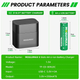 Комплект акумуляторів літієвих MOGUIMAX AA (R6) 1.5V 3400 mWh (8 шт.) із зарядною станцією-кейсом на 8 слотів Type-C - изображение 6