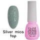 Топ без липкого шару прозорий з сріблястими блискітками Silver Mica Toki Toki, 5 мл - зображення 1