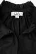 Сукня жіноча COS Ruffled-Collar Mini Shirt Dress 1194523001 Eur 42 Чорний - изображение 5