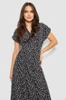 Платье женское однотонное с принтом черный 257R177-6 AGER XXL-XXXL - изображение 2