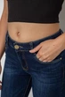 Джинси жіночі однотонні Skinny, колір синій, 30 244RMU756 - зображення 5