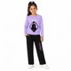 Пижама (лонгслив и штаны) для девочки Disney WICKED BDO102673 134-140 см (8-10 years) Комбинированный - изображение 2