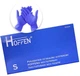 Нітрилові рукавички Hoffen Blue (6-7) ,блакитні, нестерильні, текстуровані, без пудри , 100шт, S - зображення 2