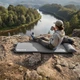 Килимок самонадувний Outtec Pillow 186 x 53 x 2,5 см з подушкою Сірий (5907766662846) - зображення 13