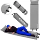 Килимок самонадувний Outtec Pillow 186 x 53 x 2,5 см з подушкою Сірий (5907766662846) - зображення 7