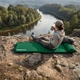 Килимок самонадувний Outtec Pillow 186 x 53 x 2,5 см з подушкою Зелений (5907766668374) - зображення 12