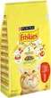 Сухой корм для взрослых кошек Purina Friskies с говядиной, курицей и овощами 10 кг - изображение 2
