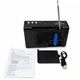 Портативний радіоприймач EVERTON RT-816 з Bluetooth, FM/AM/SW, USB, TF, акумулятором 18650 та LED-ліхтарем - зображення 4