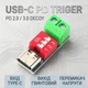 Модуль тригер швидкої зарядки USB Type-C PD/QC Decoy PDSink 5-20V з DIP-перемикачем та клемником - изображение 1