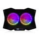 Подставка для ноутбуков 15 - 16 - 17 - 18" - Modecom SILENT FAN MC-CF18 с 2 вентиляторами и подсветкой RGB - изображение 2