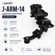 Адаптер UDAPT J-ARM-14 подходит для ПНВ крепления dovetail Black - изображение 1