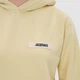 Жіноче худі з вишивкою Jacquemus з нашитим логотипом Розмір M Жовтий - зображення 5