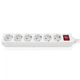 Мережевий фільтр живлення REAL-EL RS-6 Protect M 5m, white (EL122300035) - зображення 1