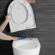 Унітаз підвісний Geberit Acanto 502.774.00.1 закрита форма, TurboFlush, з сидінням з кришкою - изображение 9