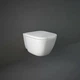 Унітаз підвісний RAK Ceramics One EL13AWHA + ONSC0004 безобідковий з кришкою Soft Close - изображение 2