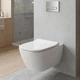 Унітаз підвісний Geberit Smyle Square 500.683.00.2 Rimfree, із сидінням Soft Close - зображення 1