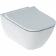 Унітаз підвісний Geberit Smyle Square 500.683.00.2 Rimfree, із сидінням Soft Close - зображення 2