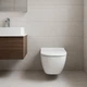 Унітаз підвісний Geberit Smyle Square 500.683.00.2 Rimfree, із сидінням Soft Close - зображення 7