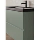 Тумба Royo Vora 131769+126224 підвісна 80 см Mineral Green з раковиною Enzo - изображение 7