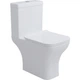 Кришка для унітаза-компакта Primera Basic soft-close, білий глянець - изображение 2