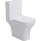 Унітаз-компакт Devit Basic 3590021 обідковий з кришкою soft-close, білий глянець - зображення 2