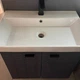 Тумба Devit Flow 484050A 50 см з умивальником та ручками, антрацит матовий - изображение 12