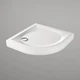 Душовий піддон зі штучного каміння Paa ART RO 90 R550 DPARTRO90R550W/00 90х90см 1/4 кола білий глянець - зображення 5