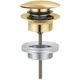 Донний клапан для раковини Grohe 65807GN0 клік-клак, брашоване золото - изображение 1