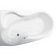 Ванна акрилова Vagnerplast Melite VPBA163MEL3LX-04 160x105 лівостороння з панеллю VPPP16009FP3 + VPSET007 ніжки, біла - изображение 2