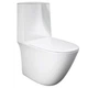 Унітаз компакт RAK Ceramics Sensation SENWC1146AWHA безобідковий з бачком SENWT1800AWHA і сидінням SENSC3901WH Soft Close - изображение 2