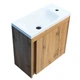 Тумба з раковиною Devit Small 063050O, 50 см, дуб - изображение 10