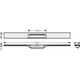 Решітка для душового каналу Hansgrohe RainDrain Flex Wall 56052000 хром 900 мм - изображение 2
