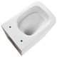 Унітаз підвісний Devit Flow square DFL0520111W безобідковий з кришкою soft-close та Vortex Flush, білий глянець - зображення 8