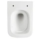 Унітаз підвісний Devit Flow square DFL0520111W безобідковий з кришкою soft-close та Vortex Flush, білий глянець - зображення 12
