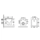 Унітаз підвісний Devit Flow square DFL0520111W безобідковий з кришкою soft-close та Vortex Flush, білий глянець - зображення 15