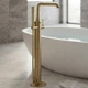 Змішувач для ванни Grohe Essence 25248GN1 підлоговий, брашоване золото - изображение 1