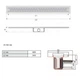 Душовий канал ACO ShowerDrain C-line 9010.88.03 (408717) 885 мм - изображение 2