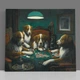 Интерьерная картина Собаки играют в покер, Кассиус Кулидж, Cassius Coolidge, Dogs Playing Poker, интерьерный декор, 30×36 см (id1001) - изображение 1