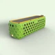 Портативная Bluetooth колонка ES-T60 10W с солнечной зарядкой и фонарем Зеленая - изображение 1