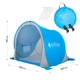 Пляжний намет Outtec саморозкладний садовий намет-ширма SunGuard UV50 Блакитний (5907766660491) - зображення 13