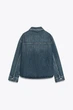 Верхня джинсова сорочка оверсайз Zara 4730/271 S - изображение 6