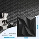 Декоративные 3D панели Art3d Diamond для стен 30×30 см, черные, 20 шт - изображение 2