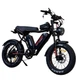 Електрофетбайк Corso VULCAN 20" 1200W, 2×48V 18Ah Li-Ion, до 60 км/год, до 70 км, SHIMANO 7-Speed, Гідравлічні гальма, Чорний - изображение 2