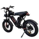 Електрофетбайк Corso VULCAN 20" 1200W, 2×48V 18Ah Li-Ion, до 60 км/год, до 70 км, SHIMANO 7-Speed, Гідравлічні гальма, Чорний - изображение 4