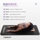 Килимок для йоги EasyFit NBR Soft-Touch 10 мм чорний спінений каучук (йогамат для фітнесу та пілатесу) SCTNBR10-BK - зображення 6