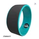 Колесо для йоги EasyFit 33 см чорно-м'ятне (кільце для йоги, йога колесо для піни) YLW-BK-GR - зображення 1
