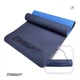 Коврик для йоги и фитнеса (йога мат) EasyFit TPE+TC 183х61см толщина 6мм двухслойный cиний-голубой (мат-каремат спортивный, йогамат для фитнеса, пилатеса) - изображение 1