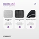 Килимок для йоги EasyFit TPE+TC 183 х 61 см товщина 6мм двошаровий сірий-чорний (мат-каремат спортивний, йогамат для фітнесу, пілатесу) - зображення 4
