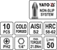Отвёрточная насадка YATO PH2 × 50 мм, HEX 1/4", 10 шт. - изображение 2