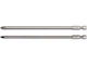 Набор отверточных бит Phillips PH1 и PH2 длиной 150 мм HEX 1/4" из стали Cr-V 2 предмета YATO YT-0489 - изображение 3